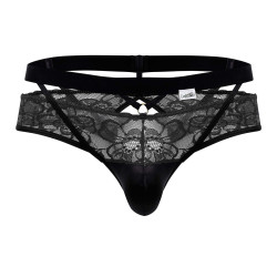 CandyMan Jockstrap Dentelle Lalita Noir
